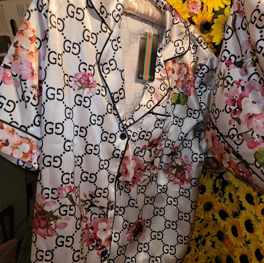 Stylish Satin Pajamas